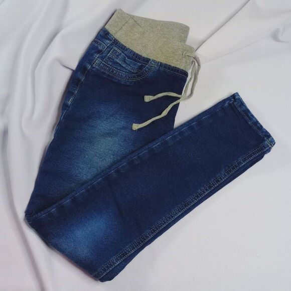 Arizona Jeans Stretch Waist Jeggings Drawstring Girls Skinny Stretch Jeans sz 10 - Picture 1 of 5